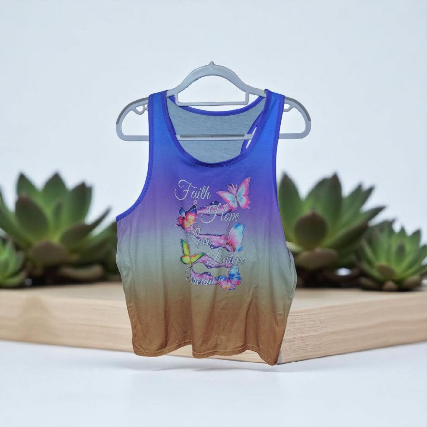Woman's XL Butterfly Tank