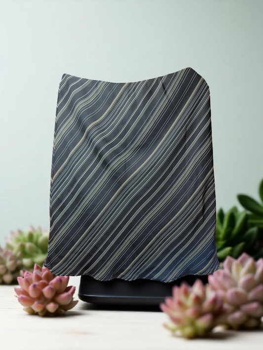 Diagonal Striped Skirt Size 14