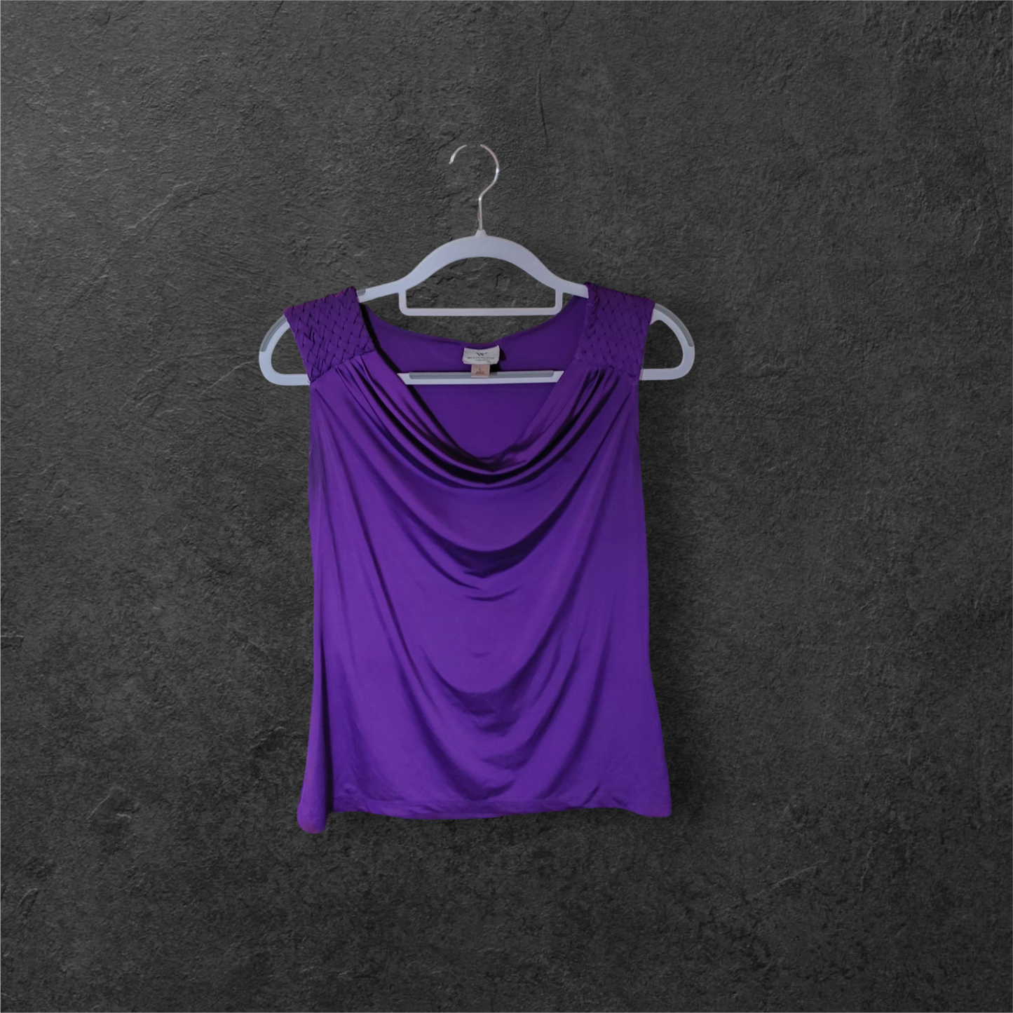 Purple dressy top