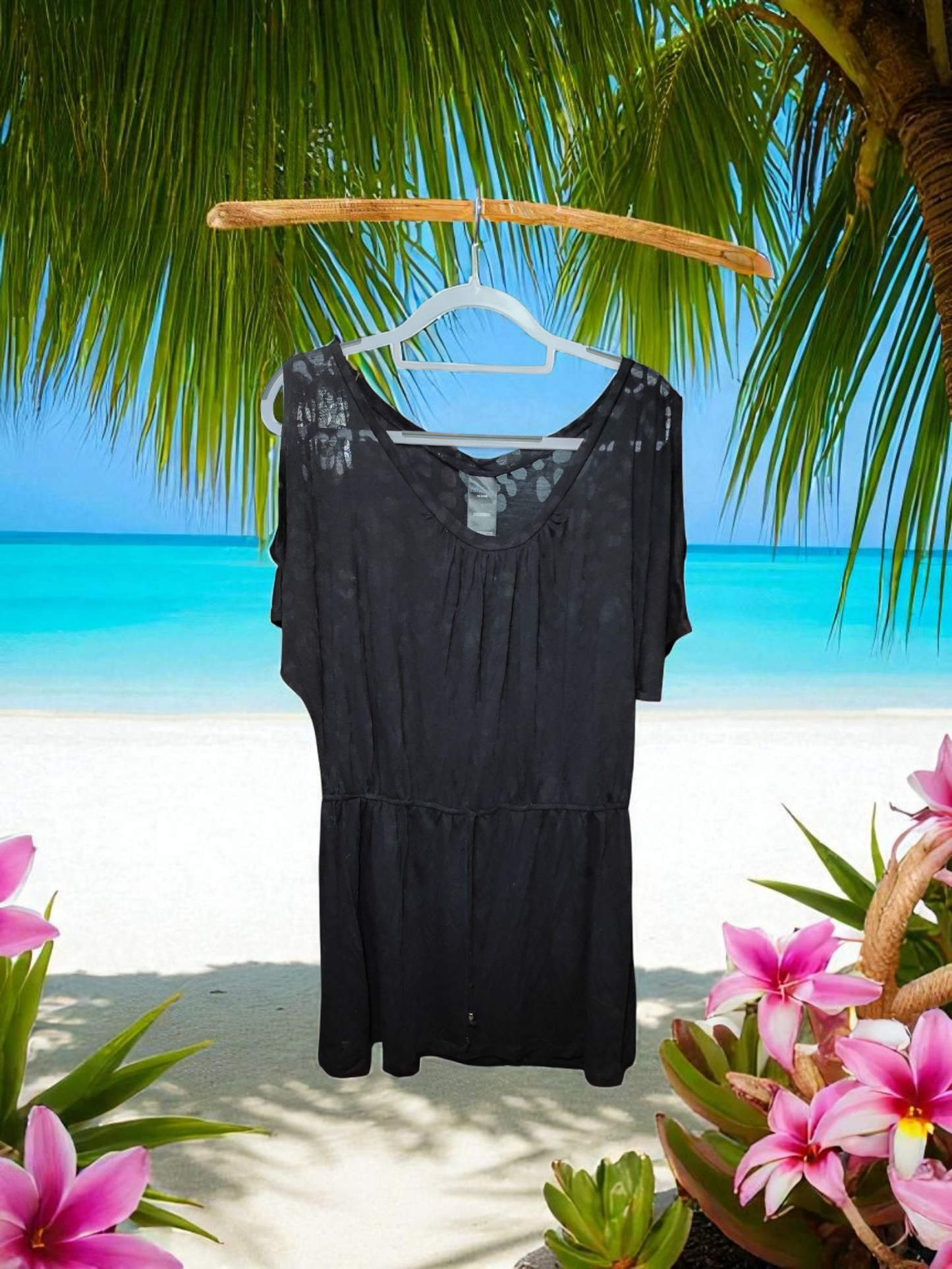 Black Bathing suit cover