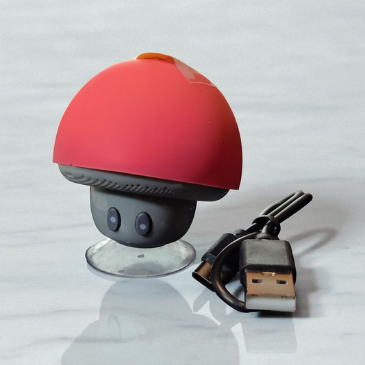 mushroom bluetooth window mountable speaker