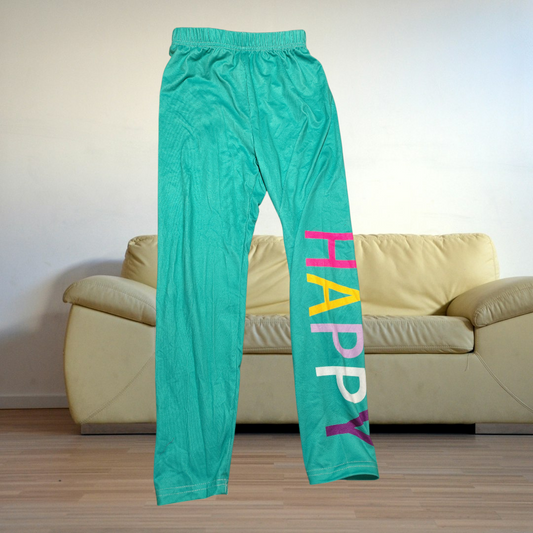Girls' Green light weight lounge pants
