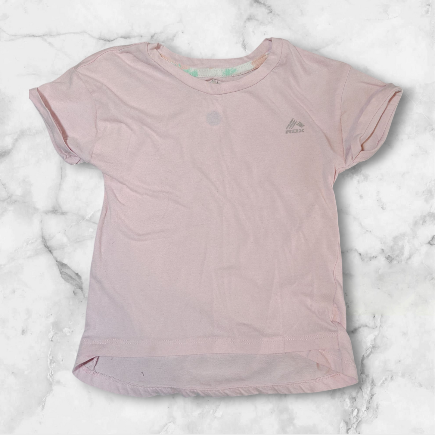 Pink  Short Sleeve  Reebok T Shirt