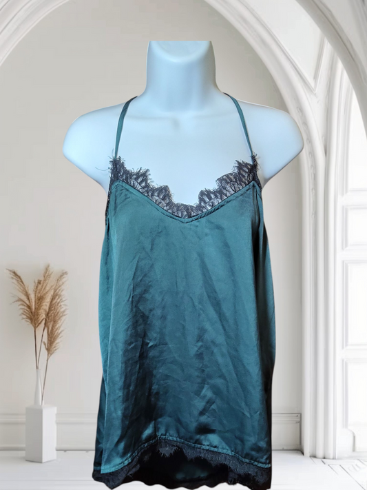 dark green night wear shirt