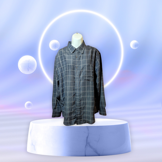 Men's button up long sleeve business wear  MED
