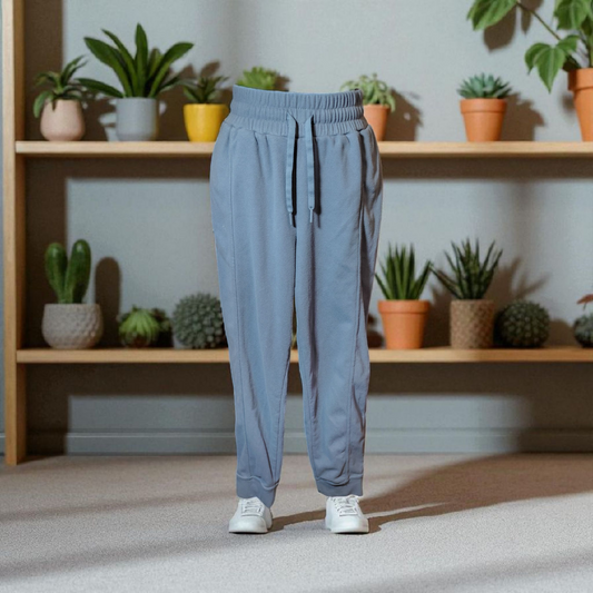 Thick Small Draw String Blue/Grey Pants