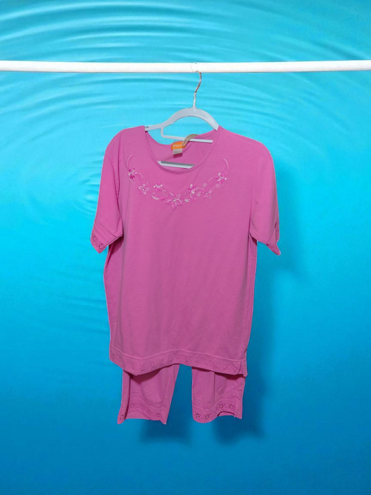 Pink pajama 2 piece