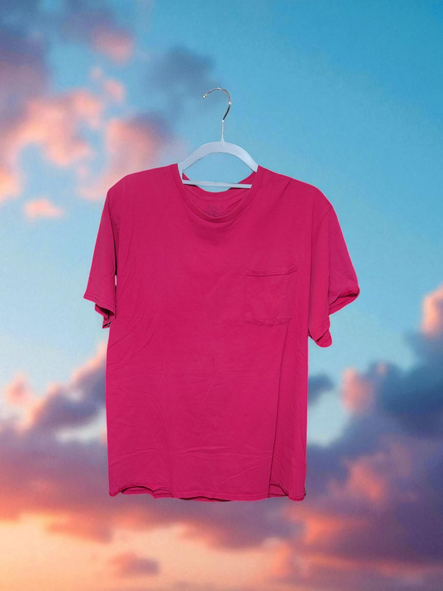 Red front pocket T Men's