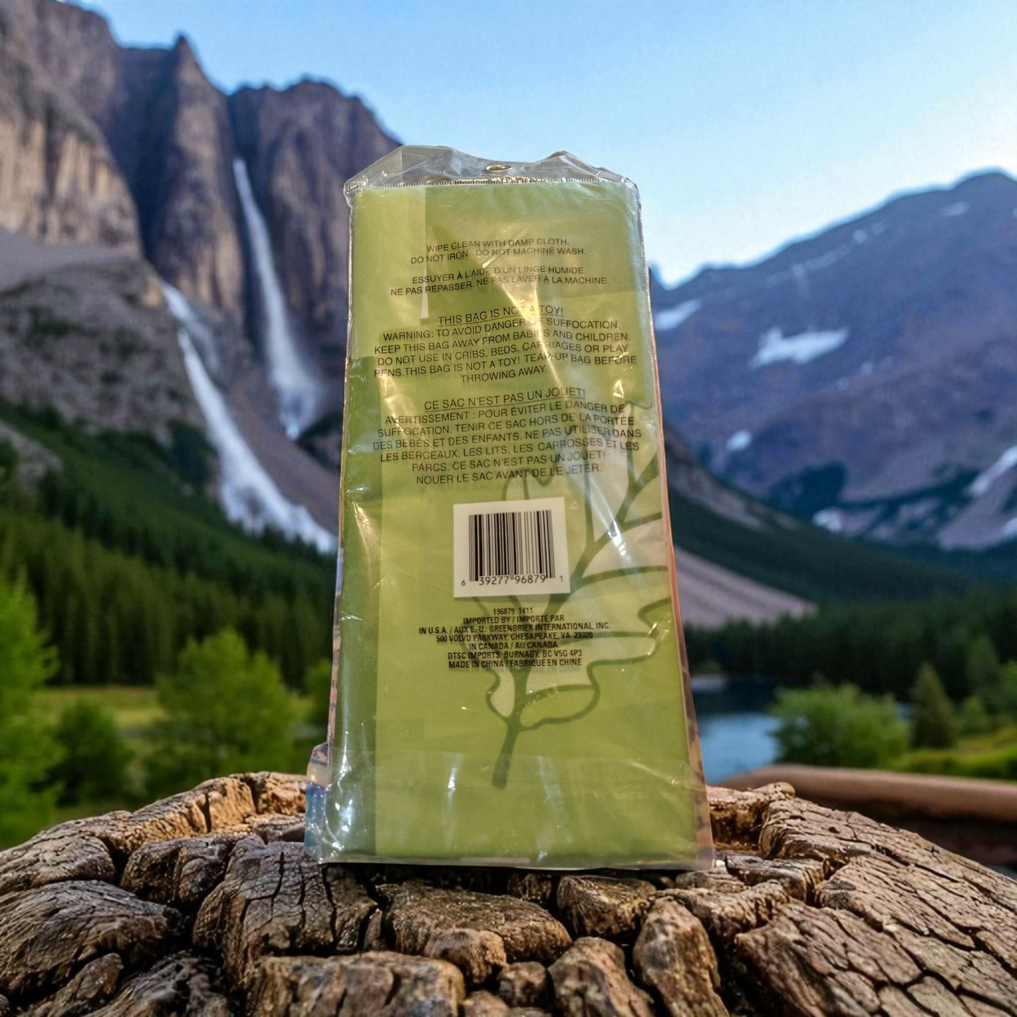 green leaf printed shower curtain