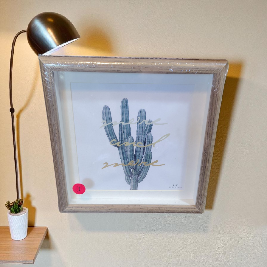 wooden picture frame shadow box type