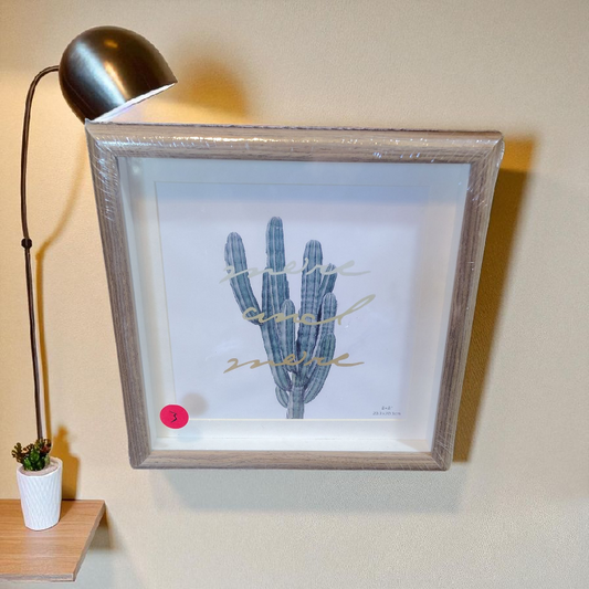 wooden picture frame shadow box type