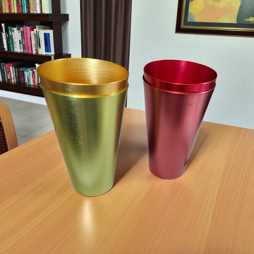 4 metallic glasses 24ounce