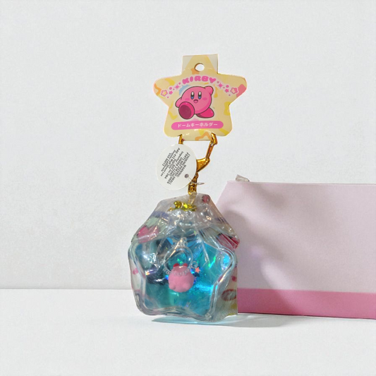 Kirby snow globe key chain