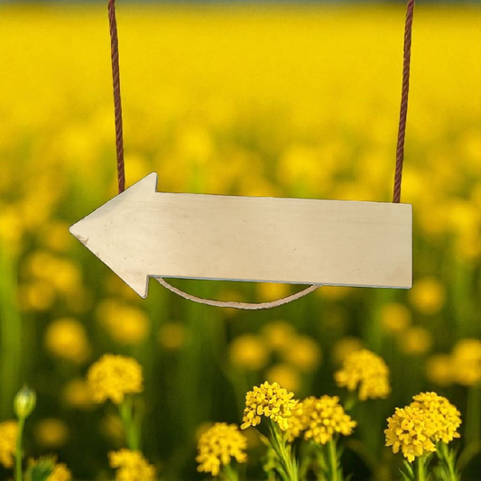 Paintable Wood Arrow Sign Pointing Right