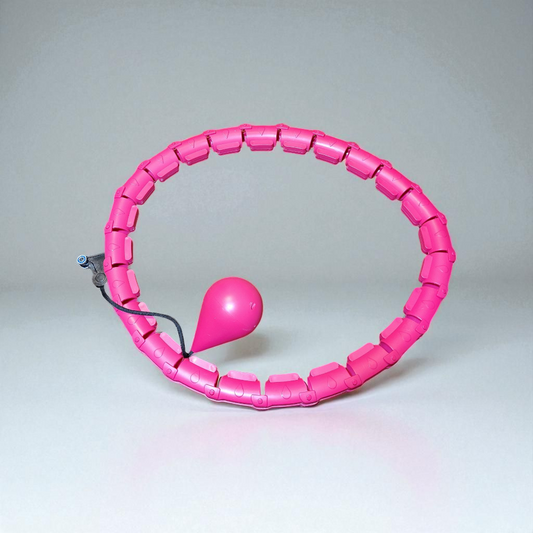 adjustable exercise hoop  pink