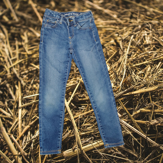 Jumping Bean Girls Stretchy Button Up jean's size 6x