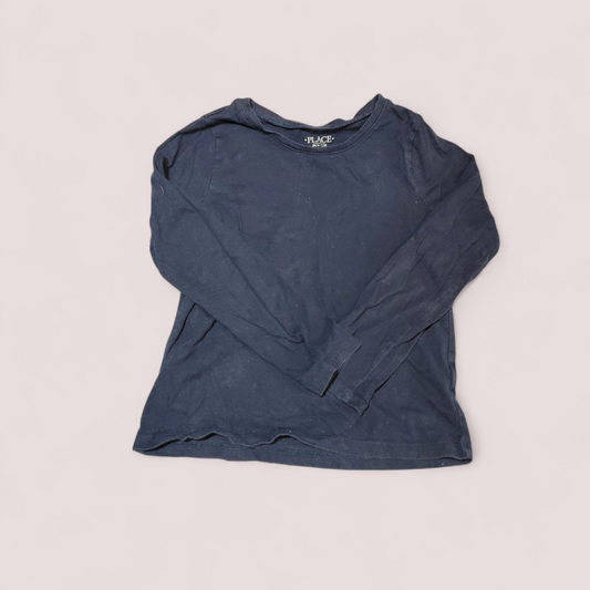 Dark Blue Long Sleeve Girls shirt