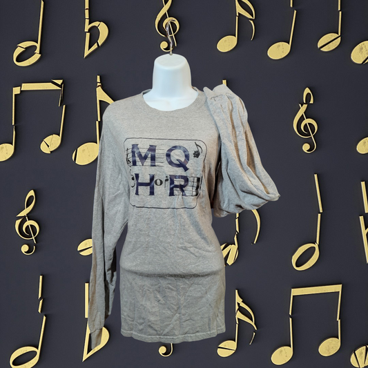 Music Print L ShirtGray
