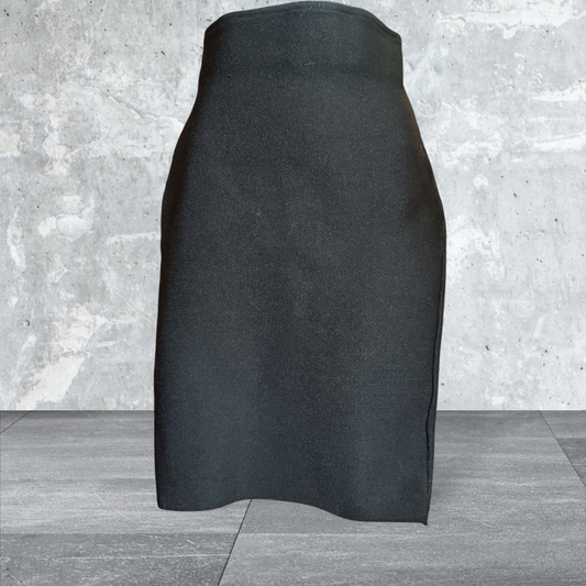 black pencil skirt spandex  large