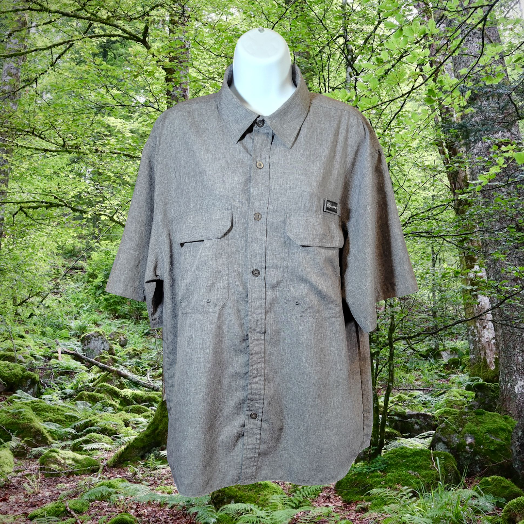 Real Tree Large Men's Button up breathable work shirt