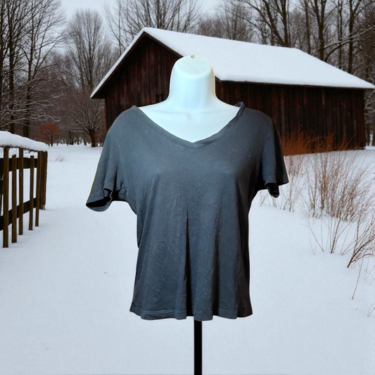 black v neck shirt  lg