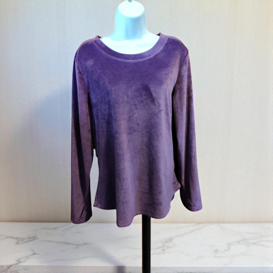 Purple Long Sleeve Sleep Wear Size Large